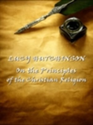 cover image of On the Principles of the Christian Religion
